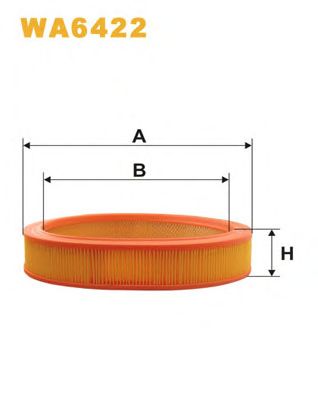 WIX FILTERS wa6422 -  Воздушный фильтр
